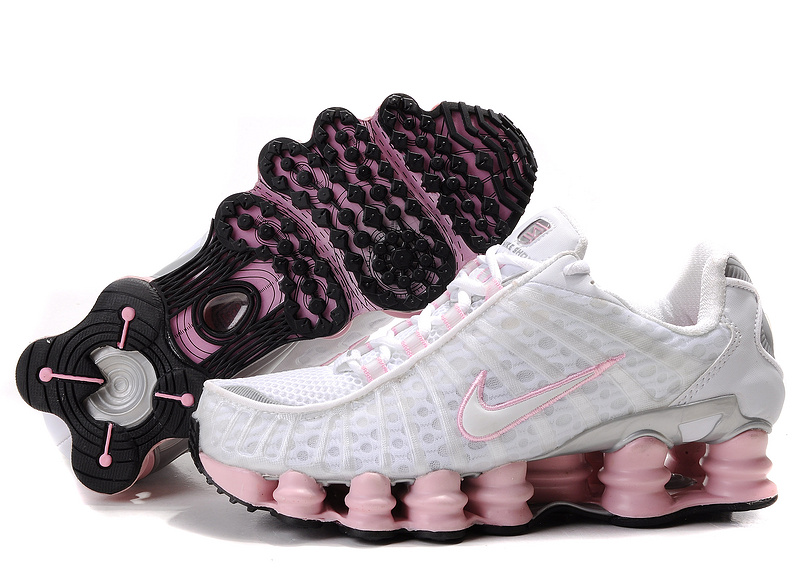 Nike Shox TL1 White Pink Shoes For Women - Click Image to Close