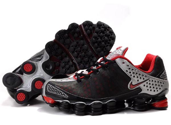 Mens Nike Shox TL3 Shoes Black Red - Click Image to Close