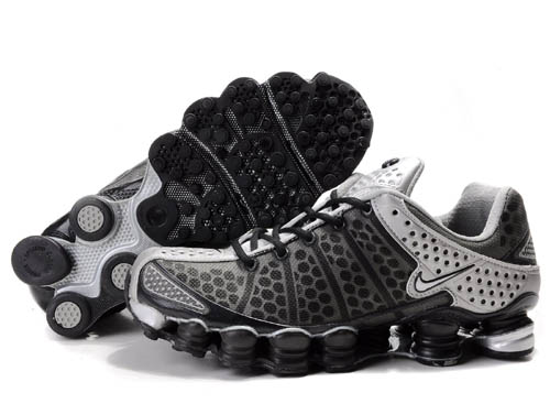 Mens Nike Shox TL3 Shoes Black Silver - Click Image to Close