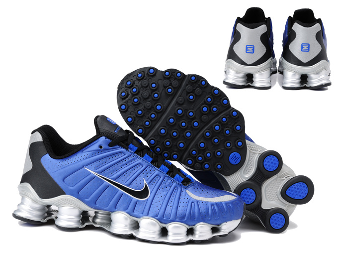 Nike Shox TL3 Shoes Blue Black Silver For Men - Click Image to Close