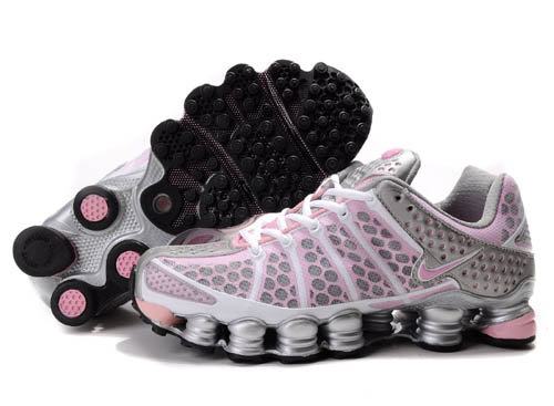 Womens Nike Shox TL3 Shoes Pink Silver - Click Image to Close