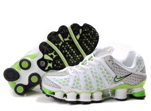 Womens Nike Shox TL3 Shoes White Green