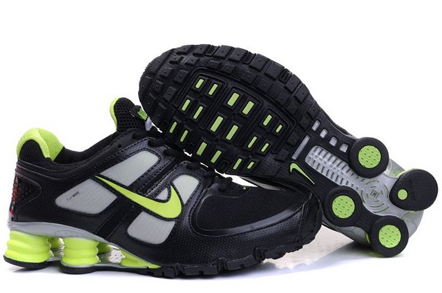 Mens Nike Shox Turbo+ 11 Shoes Black Green