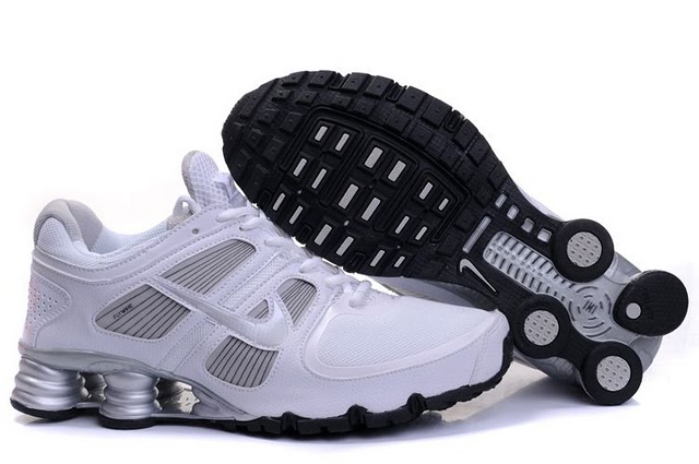 Mens Nike Shox Turbo+ 11 Shoes White Silver