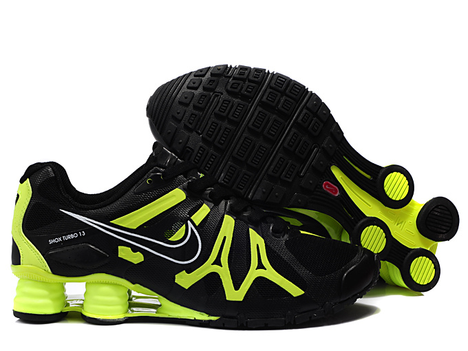 Nike Shox Turbo+13 Black Volt Shoes