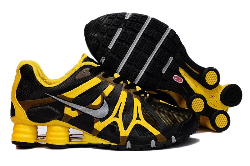 Nike Shox Turbo+13 Black Yellow Shoes