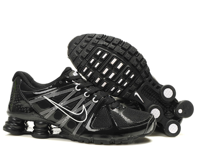 Nike Shox Turbo 2 Shoes All Black For Men - Click Image to Close