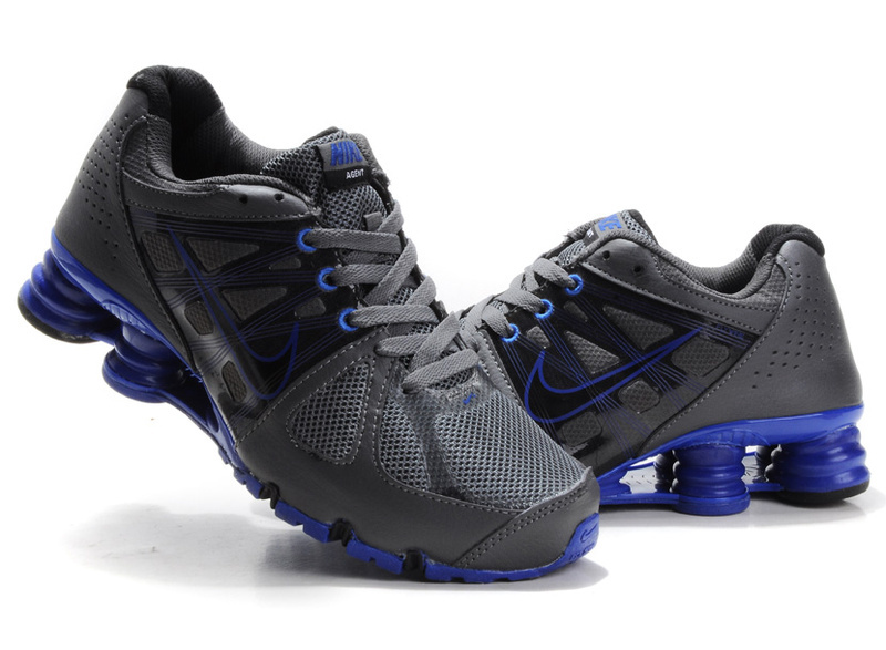 Nike Shox Turbo 2 Shoes Black Blue For Men