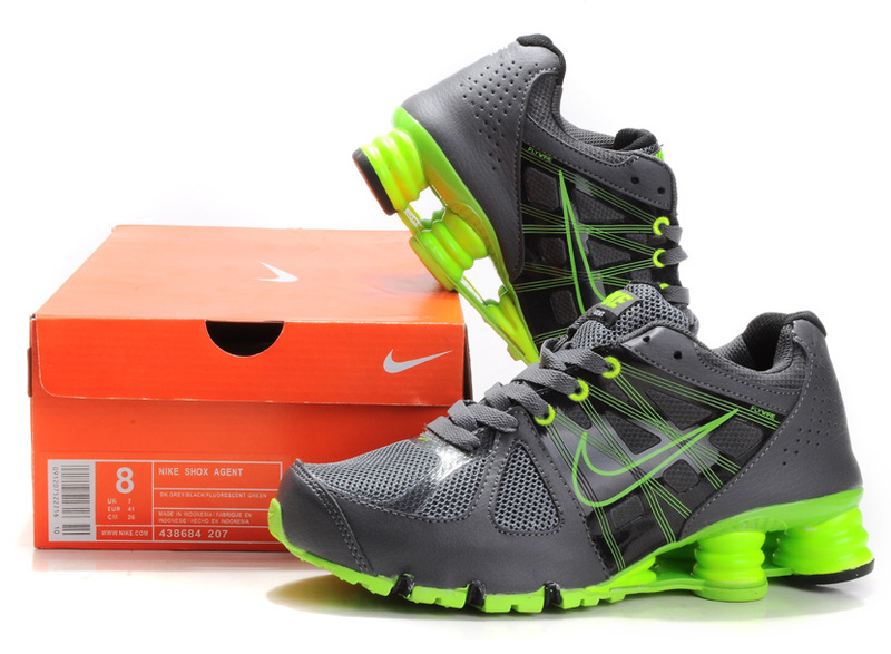 Nike Shox Turbo 2 Shoes Grey Green For Men