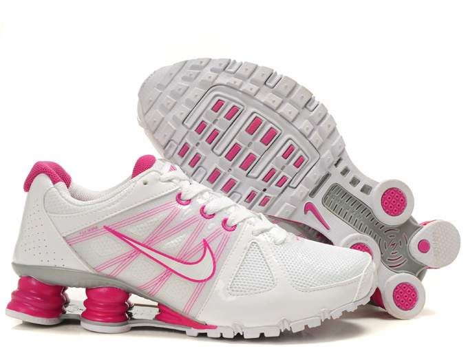 Nike Shox Turbo 2 Shoes White Pink - Click Image to Close