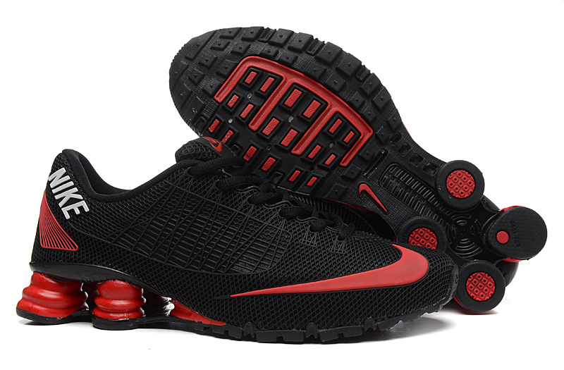 Nike Shox Turbo 21 Black Red Shoes - Click Image to Close