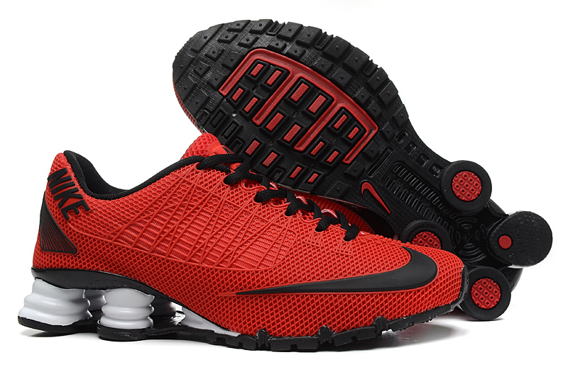 Nike Shox Turbo 21 Red Black Shoes - Click Image to Close