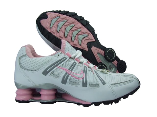 Nike Shox Turbo Womens Running Shoe White Pink Grey