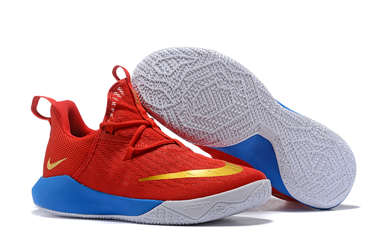 Nike Team 2 Red Gloden Basketball Shoes - Click Image to Close