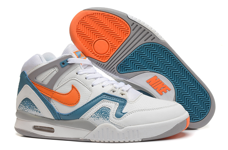 Nike West 2 Low White Blue Orange Shoes - Click Image to Close