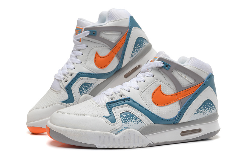 Nike West 2 Low White Blue Orange Shoes - Click Image to Close