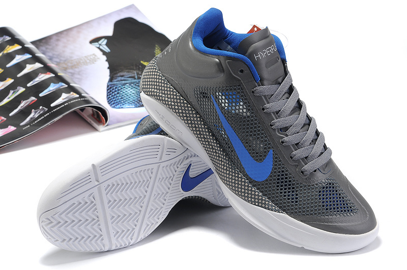 2014 Nike Hyperdunk XDR Low Grey Blue - Click Image to Close