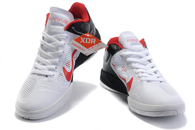 2014 Nike Hyperdunk XDR Low White Black Red