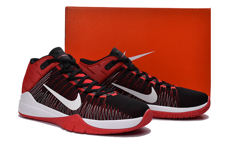 Nike Zoom ASCENTION 2016 Black Red White Shoes - Click Image to Close