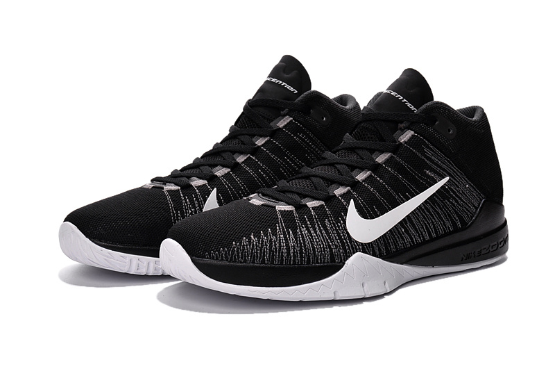 Nike Zoom ASCENTION 2016 Black White Shoes - Click Image to Close
