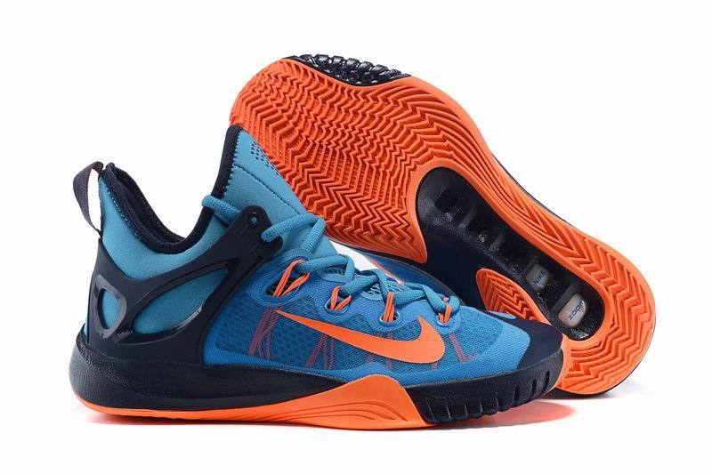 Nike Zoom HyperRev 2015 Paul George Blue Orange Dark Blue Shoes - Click Image to Close