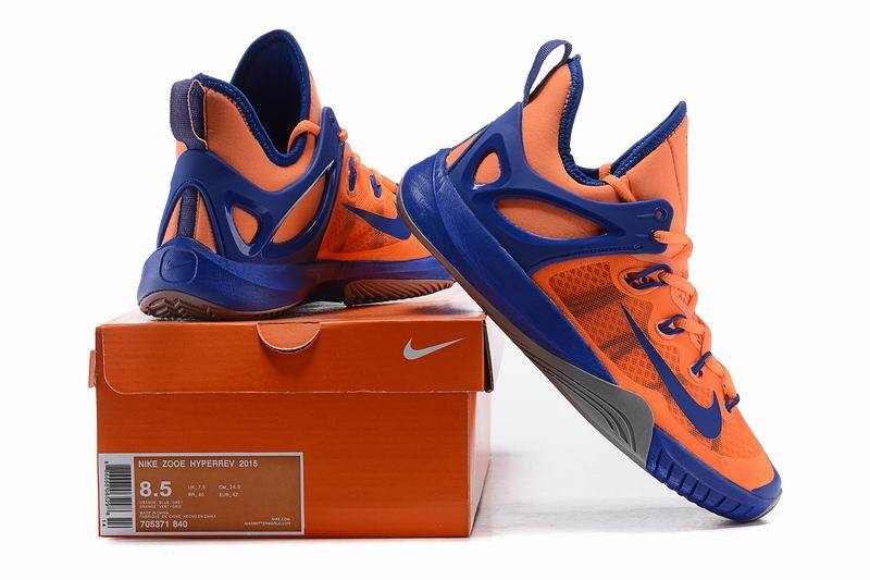 Nike Zoom HyperRev 2015 Paul George Orange Blue Shoes - Click Image to Close