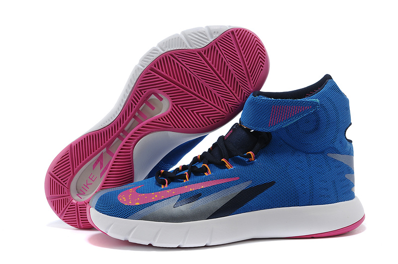 Nike Zoom HyperRev Kyrie Irving Blue Black Pink Basketball Shoes - Click Image to Close