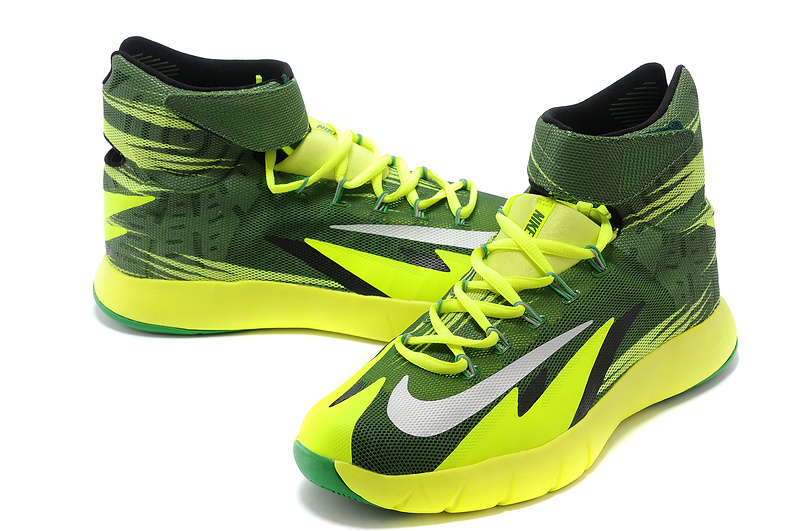 Nike Zoom HyperRev Kyrie Irving Fluorscent Green Basketball Shoes - Click Image to Close