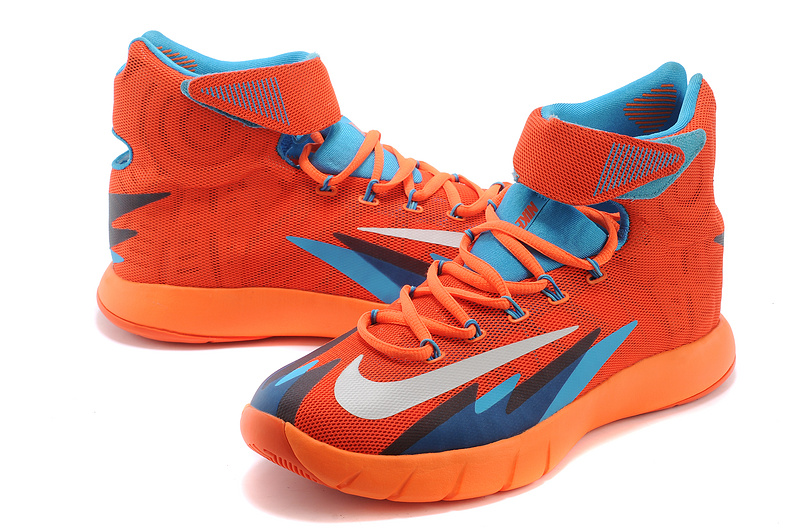 Nike Zoom HyperRev Kyrie Irving Orange Blue Basketball Shoes - Click Image to Close