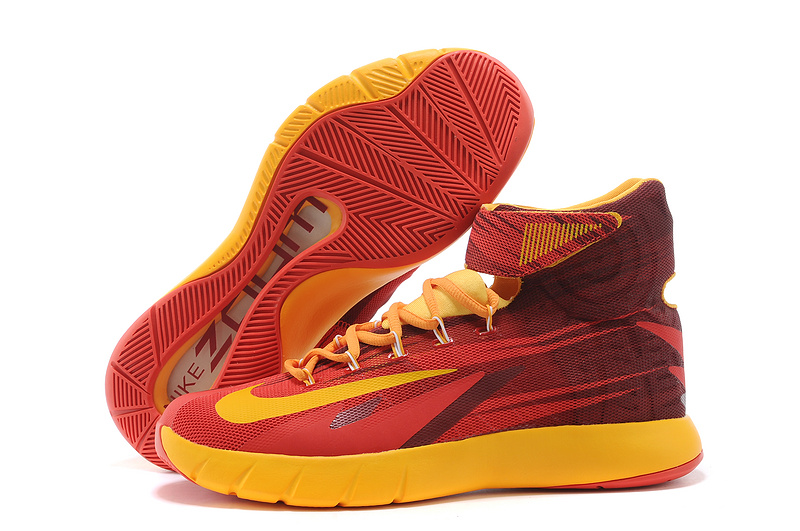 Nike Zoom HyperRev Kyrie Irving Red Orange Basketball Shoes - Click Image to Close