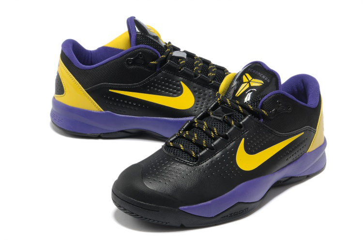 Nike Zoom Kobe Venomenon 3 Black Purple Yellow Shoes - Click Image to Close