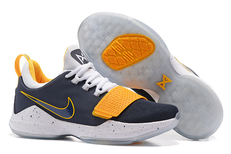 Nike Zoom PG 1 Black Yellow White Shoes