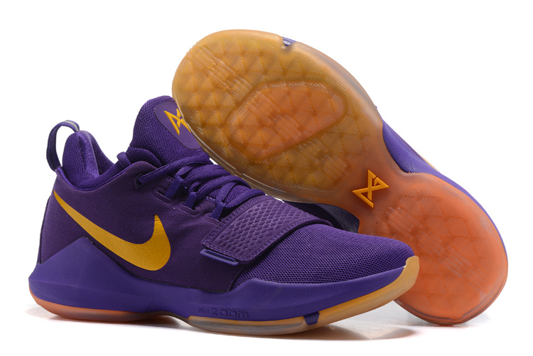 Nike Zoom PG 1 Purple Yellow Shoes