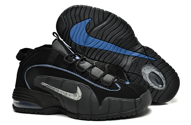 Nike Air Penny Black Blue Shoes