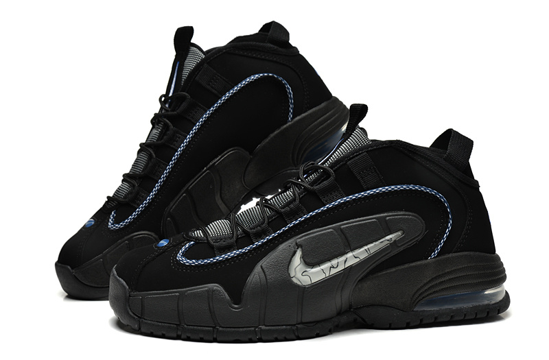 Nike Air Penny Black Blue Shoes