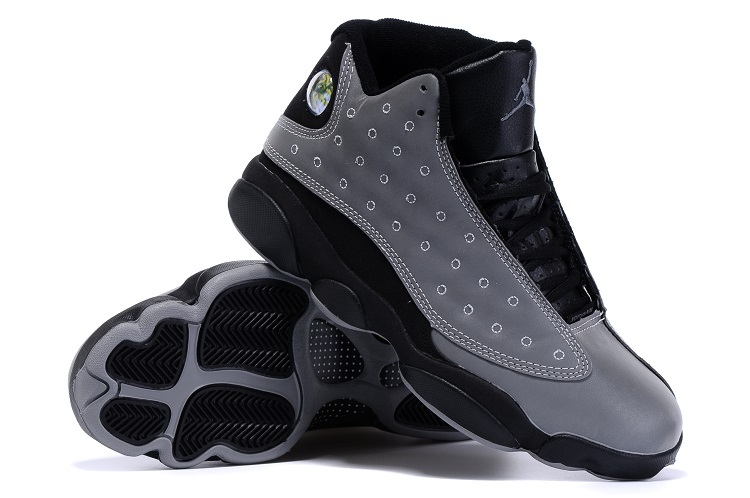 2015 Nike Air Jordan 13 Doernbeacher Grey Black Shoes - Click Image to Close