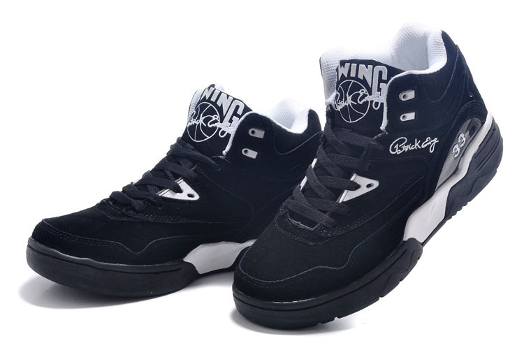 Patrick Ewing 33 Black White Basketball Shoes - Click Image to Close