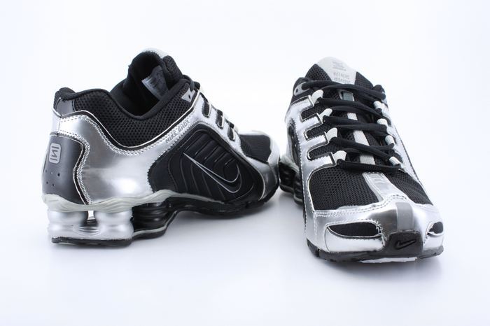 Real Nike Shox R5 Black Silver For Men - Click Image to Close