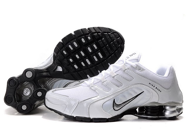 Real Nike Shox R5 White Black For Men