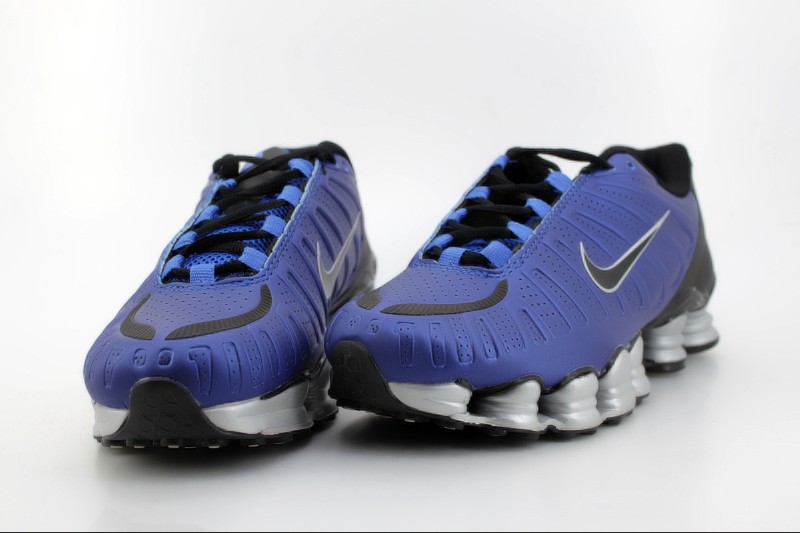 Real Nike Shox TLX Shoes Blue Black Silver