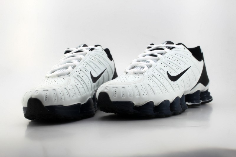 Real Nike Shox TLX Shoes White Black For Men