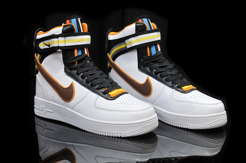 Riccardo Tisci Nike R.T. Air Force 1 White Black Yellow Shoes