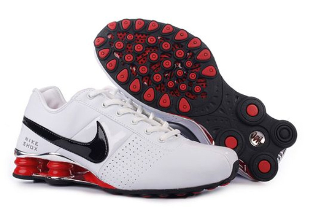 Sportive Nike Shox OZ D White Black Red For Mens