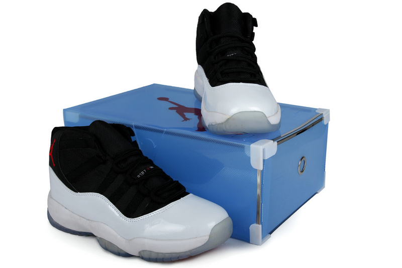 Nike Air Jordan 11 Black White Crystal Transparent Package