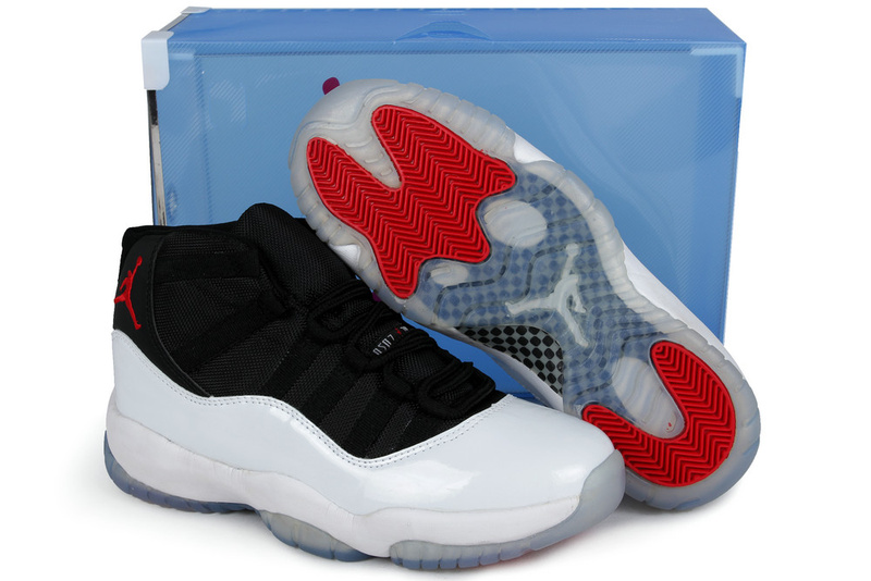 Nike Air Jordan 11 Black White Crystal Transparent Package