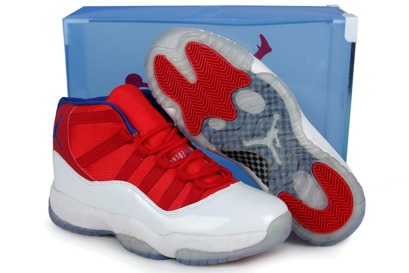 Nike Air Jordan 11 Red White Crystal Transparent Package - Click Image to Close