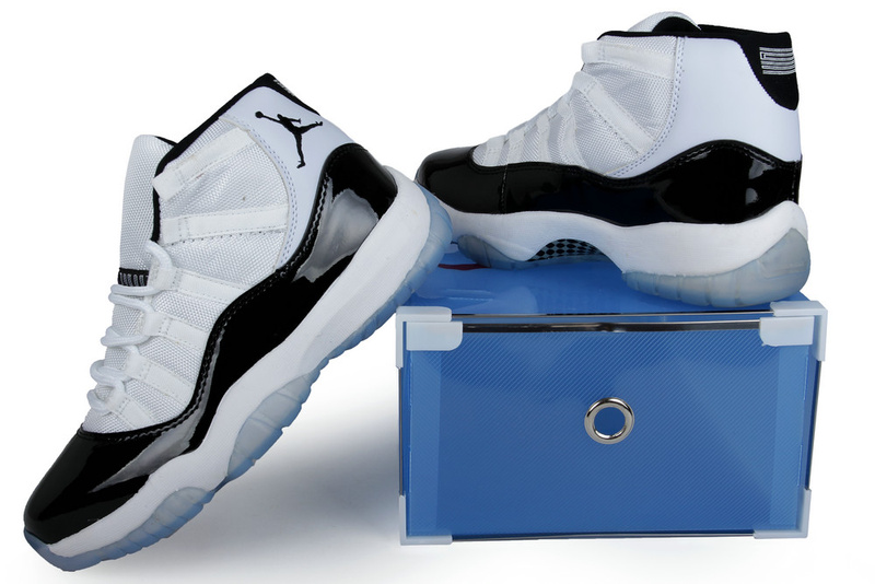 Nike Air Jordan 11 White Black Crystal Transparent Package - Click Image to Close