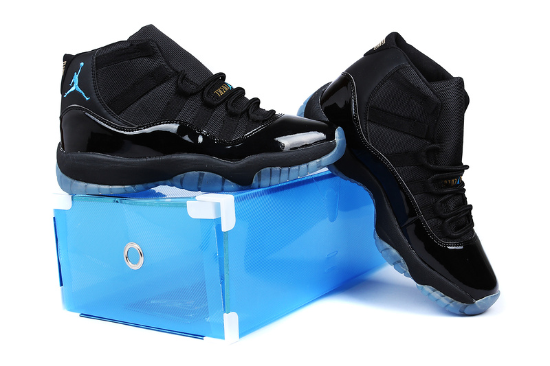 New Nike Air Jordan 11 Edition All Black Shoes - Click Image to Close