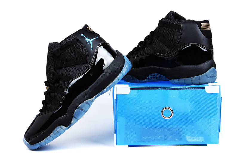 New Nike Air Jordan 11 Edition All Black Shoes
