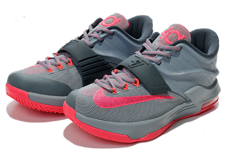 Women's Nike KD 7 Grey Pink Shoes